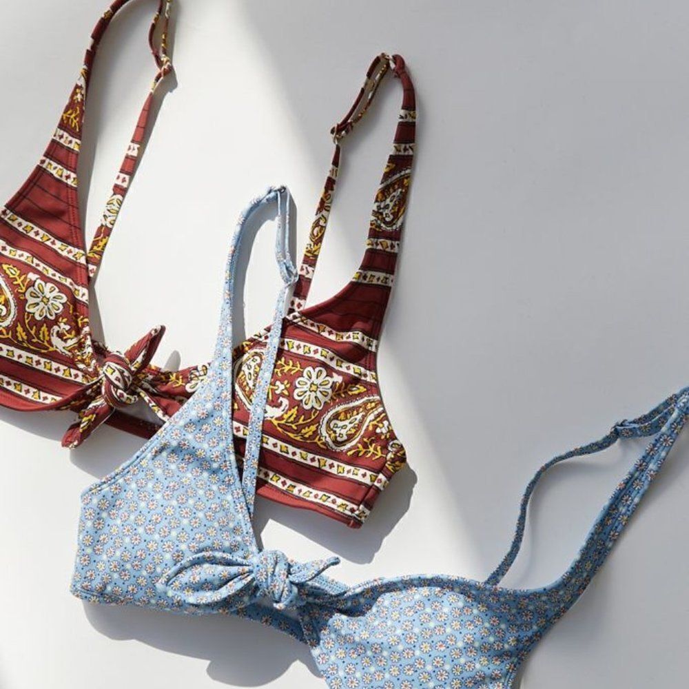 Out From Under Tia Tie-Front Bikini Top
